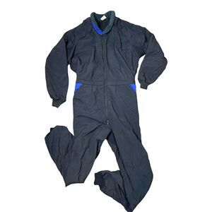 OS‎ Systems Fleece Jumpsuit Nylon Shell Stretch Water Resistant Black Size XXL